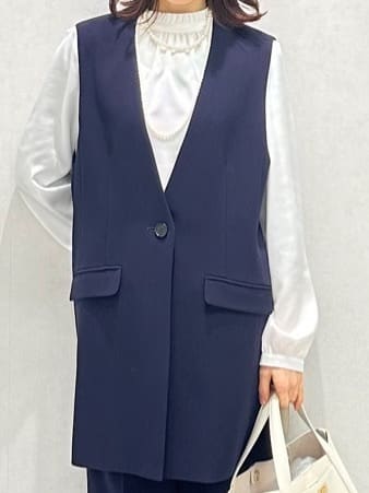 Miwaさんの「UNTITLED｜【追加6/日本製】2連フェイクパールネックレス」を使ったコーディネート