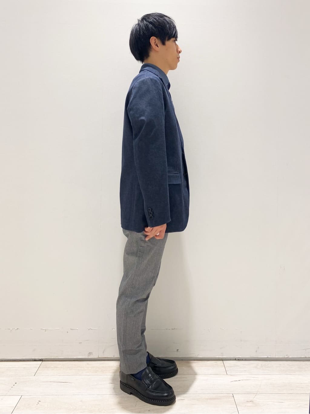 Ichiさんの「THE SHOP TK｜【オールシーズン穿ける！】7DAYSストレッチへリンボンパンツ　ON&hArr;OFF兼用」を使ったコーディネート