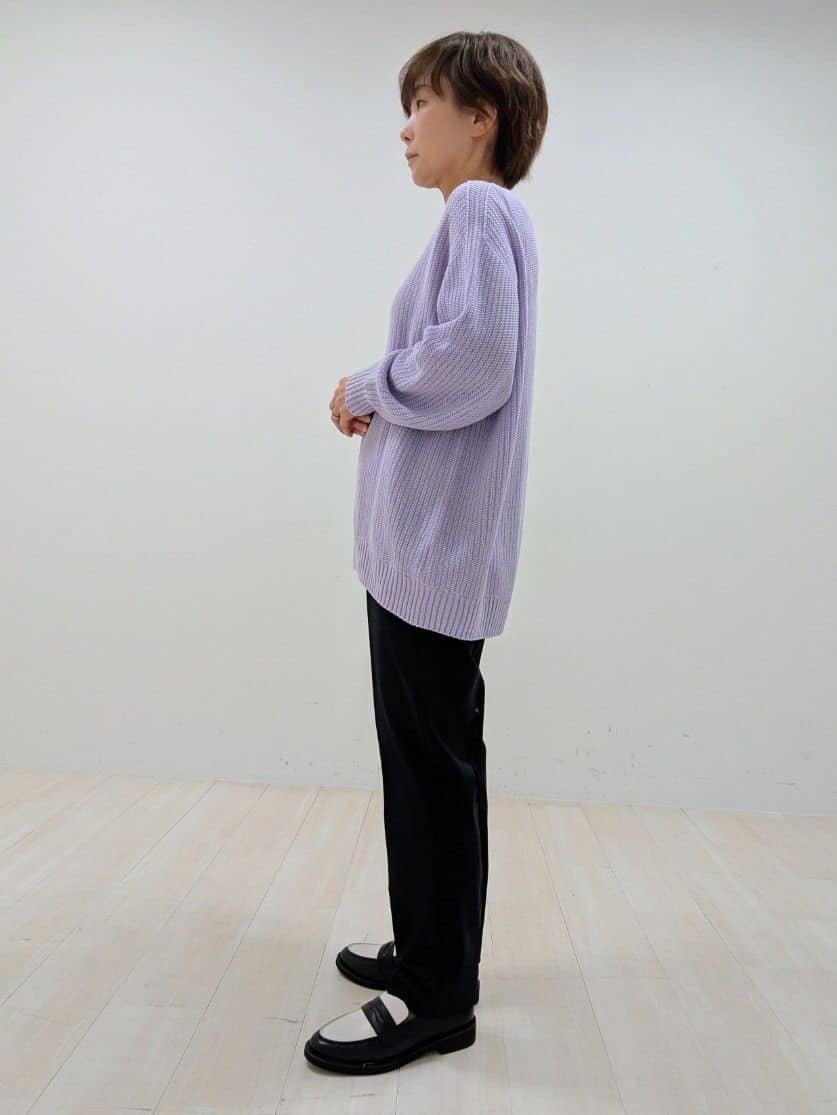 nishiさんの「Reflect｜◆【夏SALE】リラクシーホールガーメント（R）ニット」を使ったコーディネート