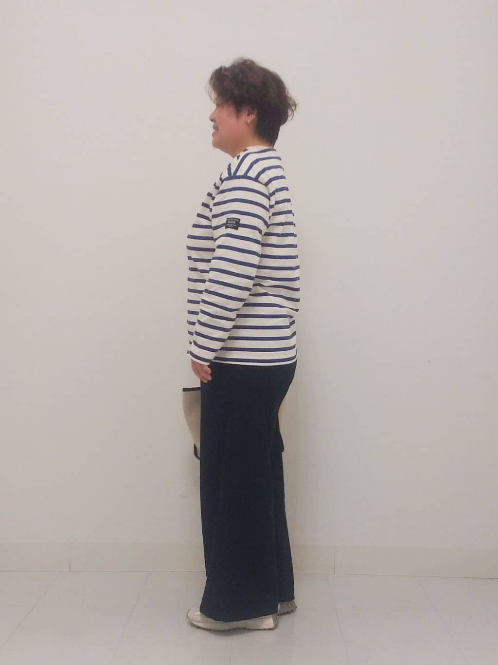 Kさんの「Dessin｜◆【ユニセックス】ボーダー長袖Tシャツ」を使ったコーディネート