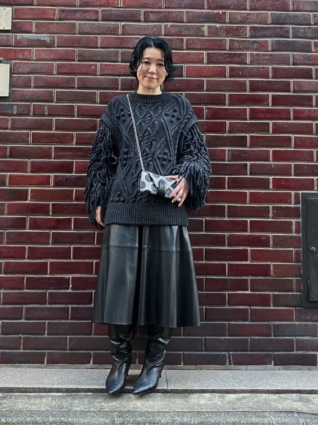 Cさんの「HIROKO HAYASHI｜チェーン付長財布用 ロングチェーン」を使ったコーディネート