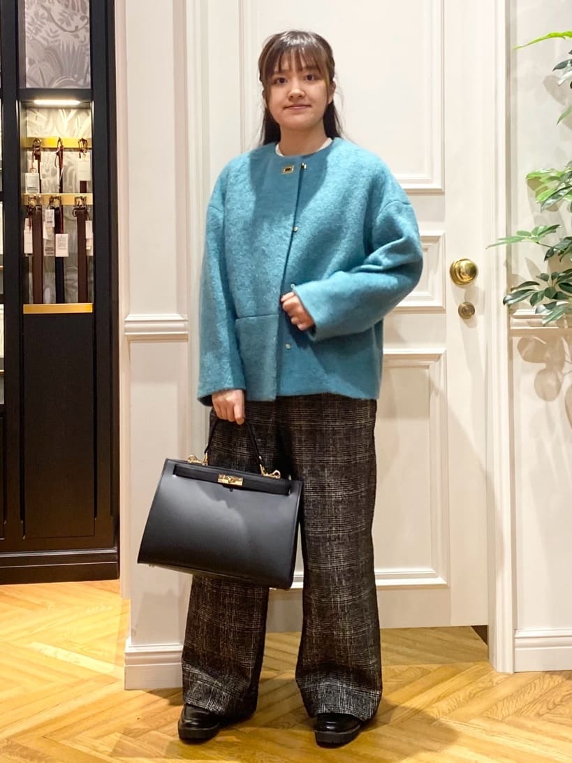 c.wさんの「DRESSTERIOR｜◆ストレッチフルニードルプルオーバーニット」を使ったコーディネート