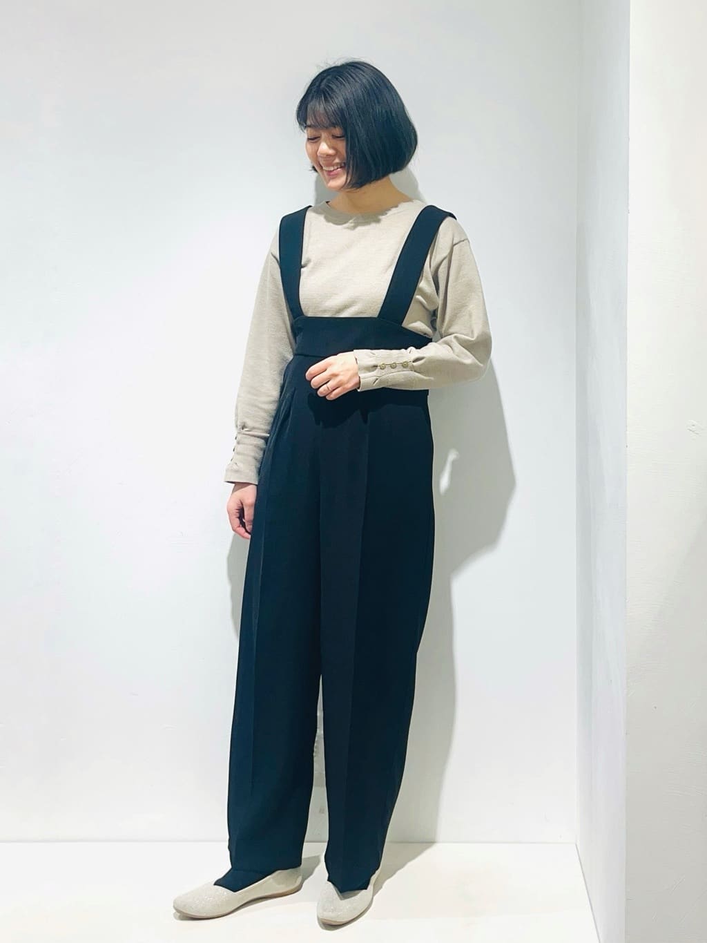 Fujiharuさんの「grove｜◆タックスリーブニット」を使ったコーディネート