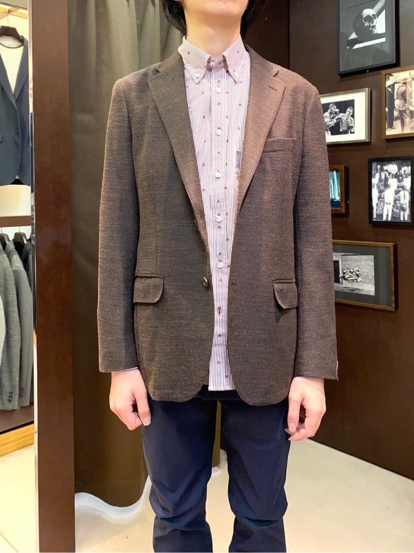コバヤシさんの「TAKEO KIKUCHI｜【Made in JAPAN】播州織 ヘリンボン ストレート パンツ」を使ったコーディネート