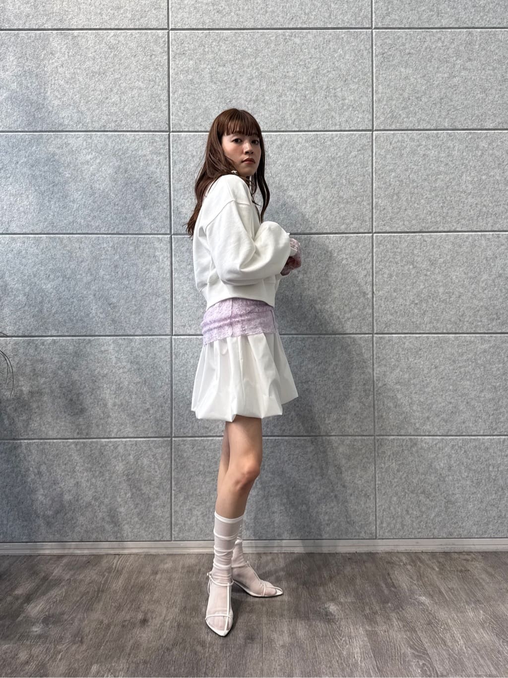 miyu maesakaさんの「CODE A｜puff zip sweat」を使ったコーディネート