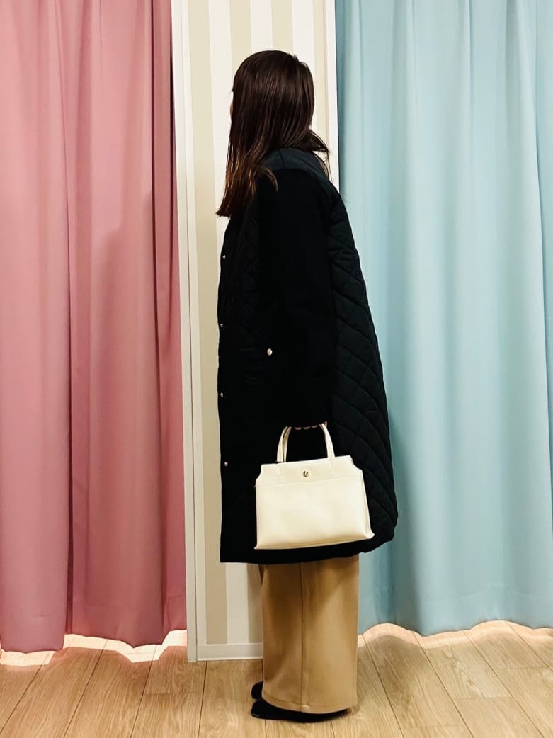 SHIiiさんの「SHOO･LA･RUE｜◆【セレモニー/2WAY】三層ミニトートバッグ」を使ったコーディネート
