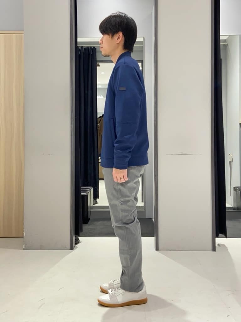 わいずみさんの「TAKEO KIKUCHI｜【全7サイズ&times;8色展開！】トップマルチヘリンボン パンツ」を使ったコーディネート