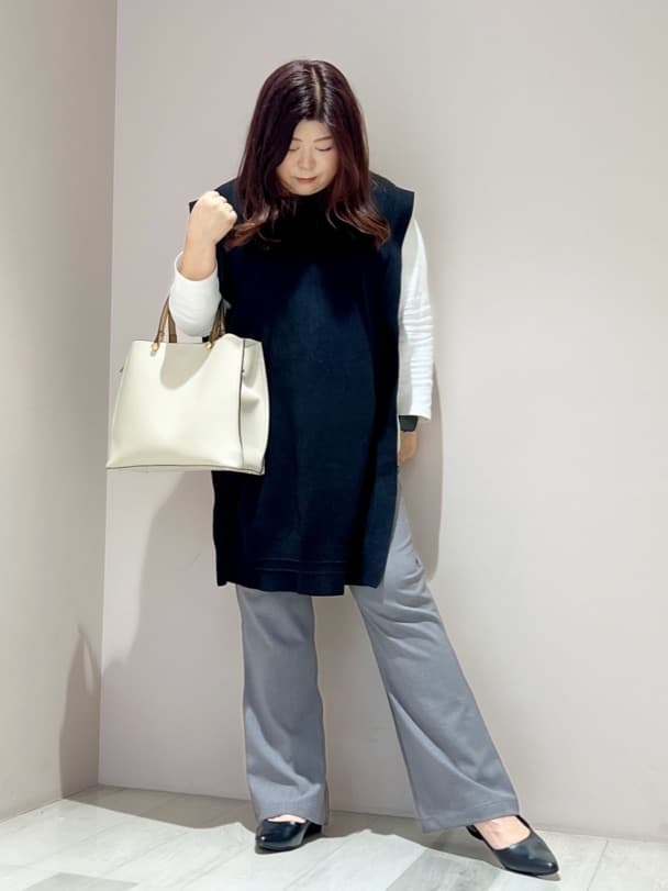 yumiさんの「ESPERANZA｜＜A4すっぽり＞2WAYお仕事トート」を使ったコーディネート