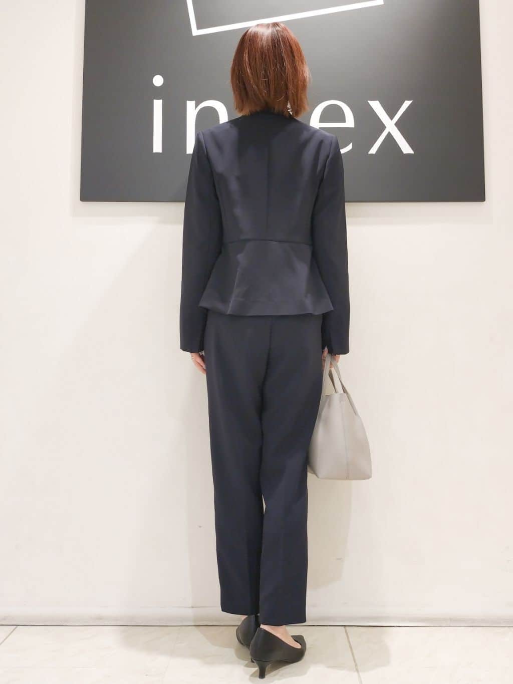 n.さんの「index｜◆《通勤／セットアップ対応》多機能ノーカラージャケット【洗濯機洗い可／防シワ／抗ピル／ストレッチ】」を使ったコーディネート