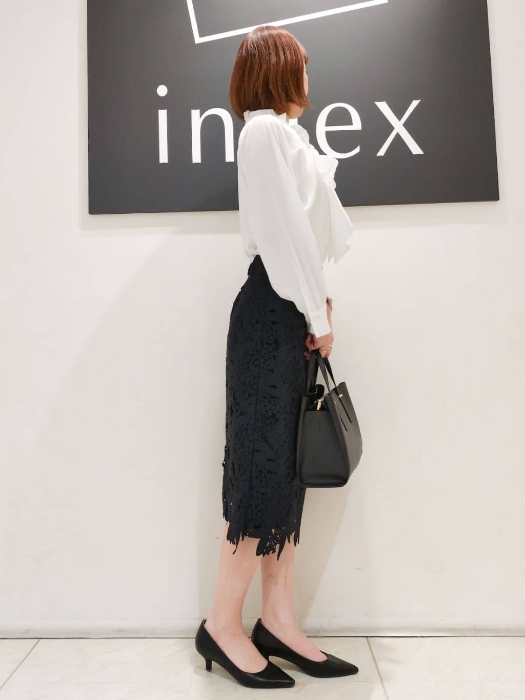 n.さんの「index｜◆【2WAY】フロントバースクエアデザインミドルバッグ」を使ったコーディネート