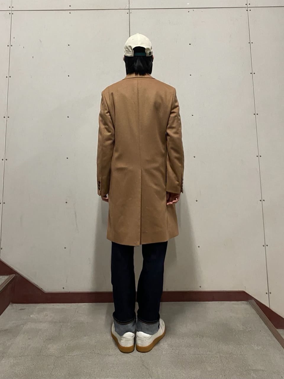 キムラさんの「TAKEO KIKUCHI｜ウールカシミヤブレンド チェスターコート」を使ったコーディネート