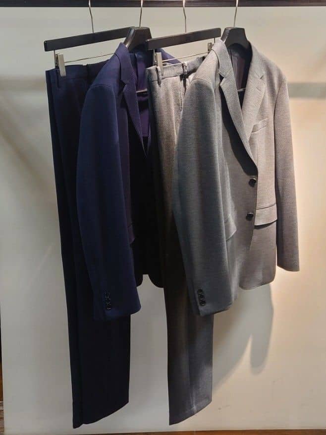 あまえびさんの「TAKEO KIKUCHI｜◆メランジ ハニカム ストレッチ パンツ」を使ったコーディネート