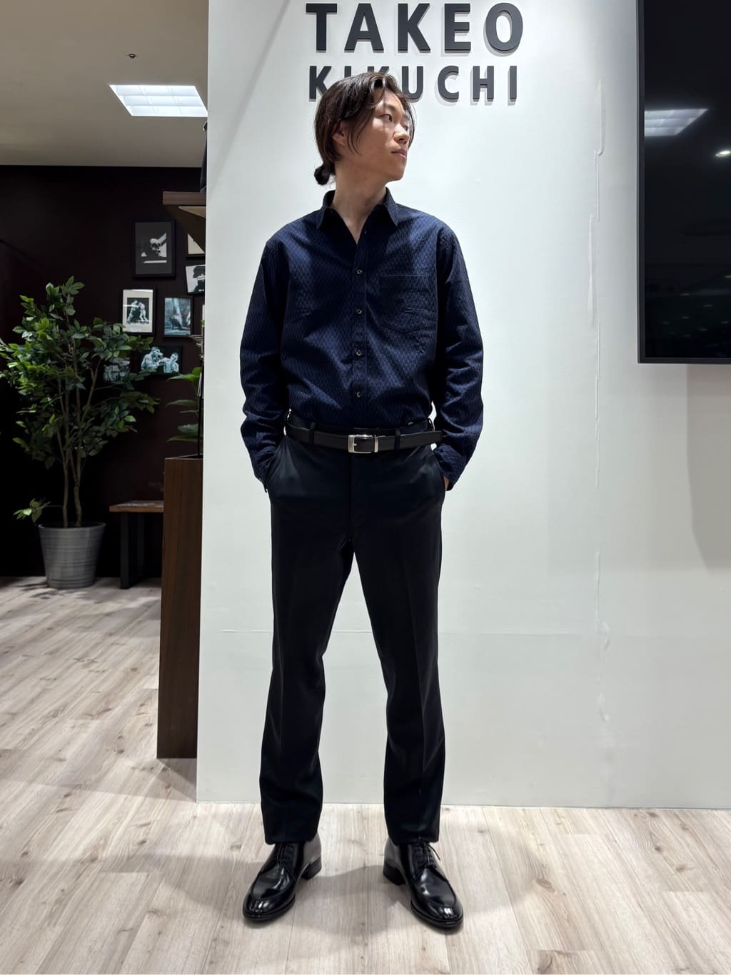 Kaiさんの「TAKEO KIKUCHI｜デュプイ リバーシブル ベルト」を使ったコーディネート