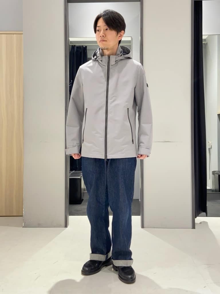 わいずみさんの「TAKEO KIKUCHI｜【多機能・軽量】シャドーライン リュック」を使ったコーディネート