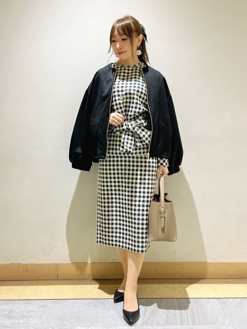 sattoさんの「UNTITLED｜◆【洗える/春の軽羽織り】ダンボール ノーカラーブルゾン」を使ったコーディネート