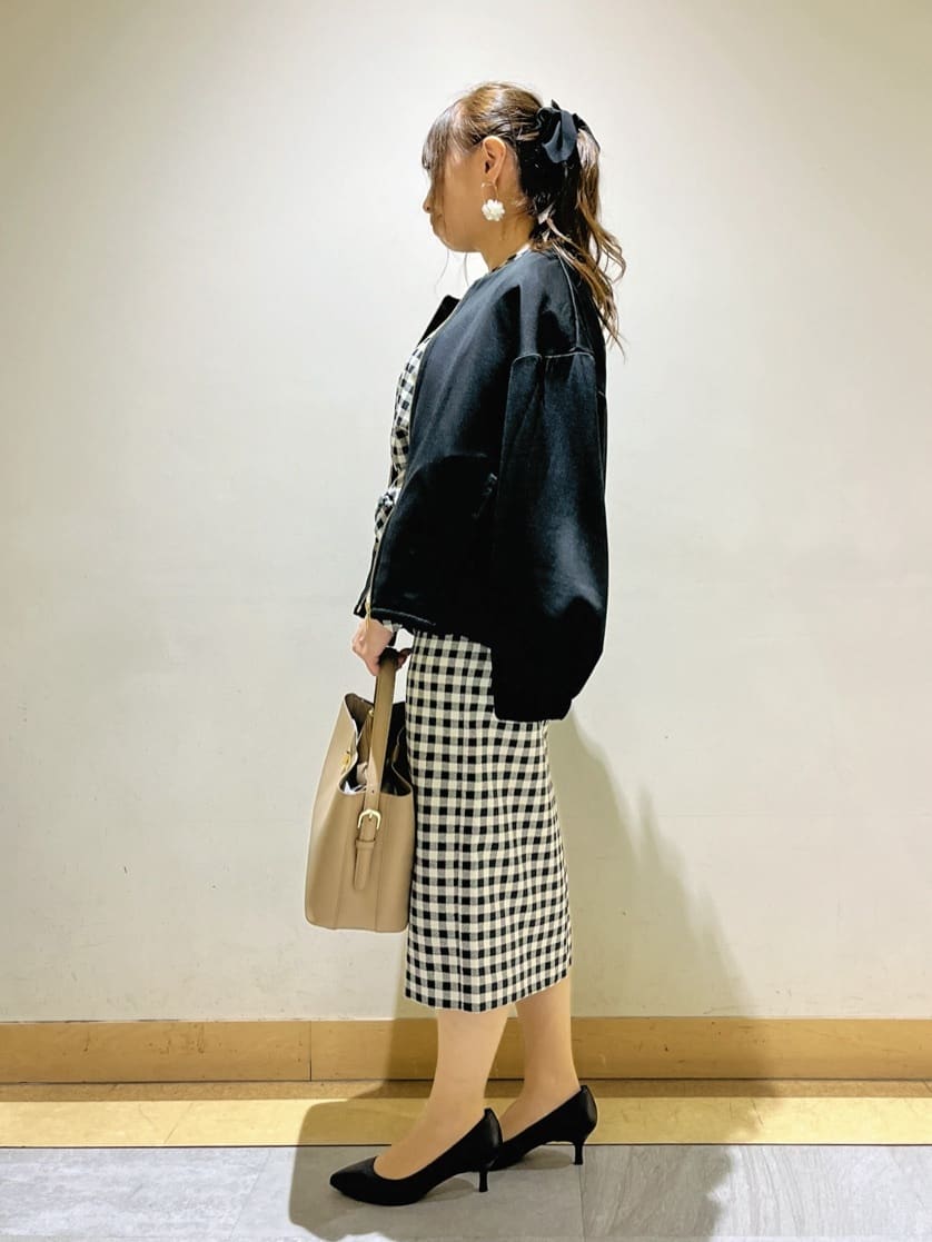 sattoさんの「UNTITLED｜◆【洗える/春の軽羽織り】ダンボール ノーカラーブルゾン」を使ったコーディネート