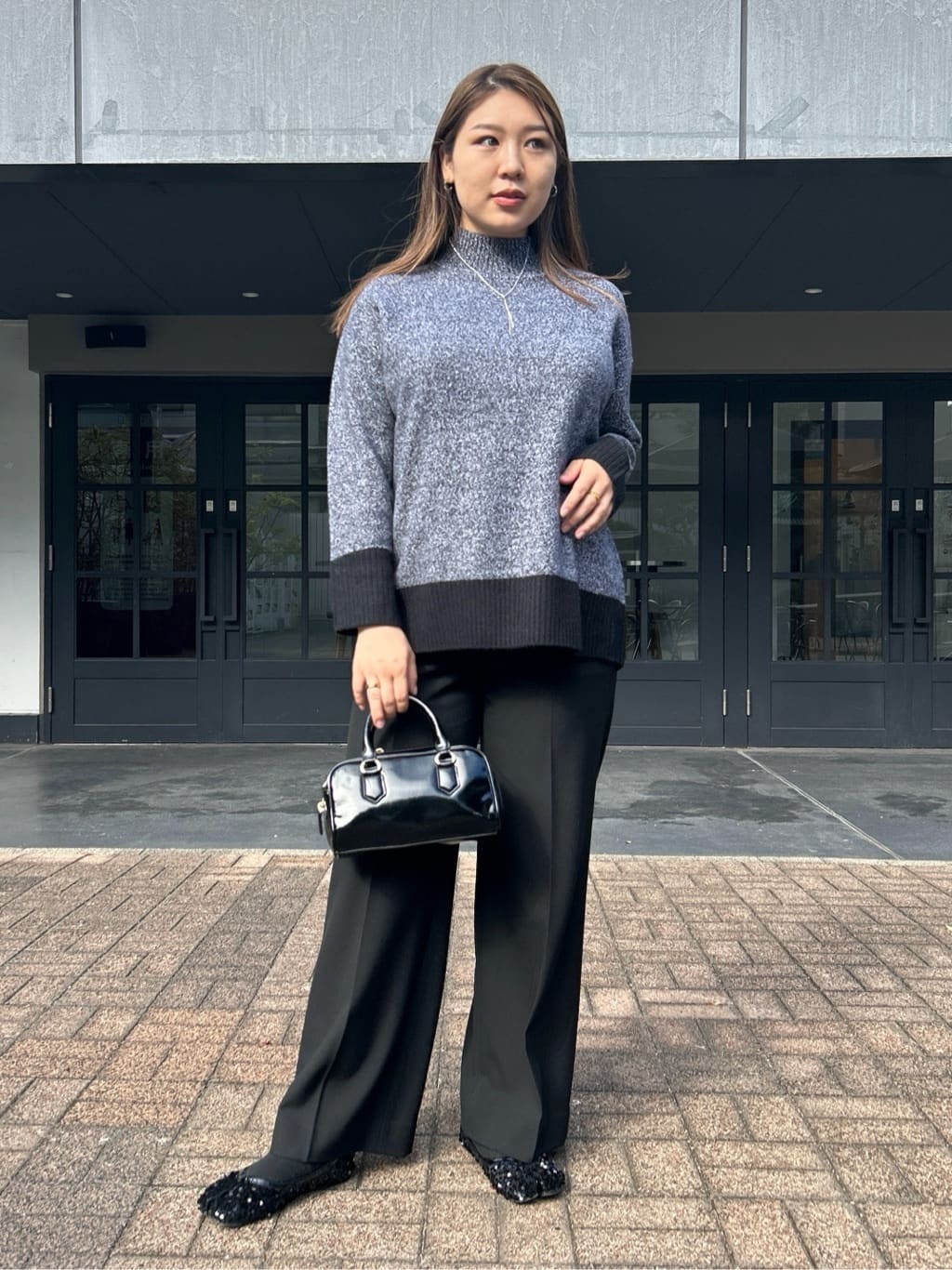 YURIさんの「UNTITLED｜【日本製／2WAY衿】スタンドカラー ロングコート」を使ったコーディネート