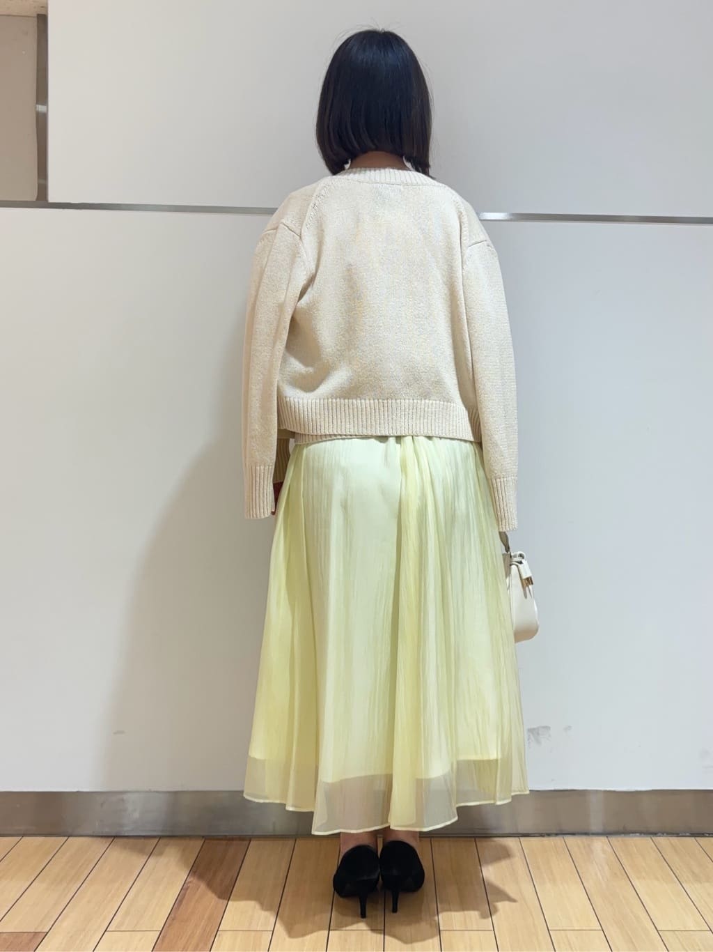 MIKIKOさんの「UNTITLED｜◆【後ろウエストゴム/洗える】シアーローンロングスカート」を使ったコーディネート