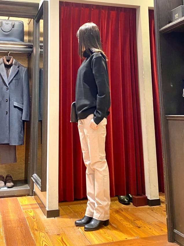 かわぴーさんの「TAKEO KIKUCHI｜【Made in JAPAN】播州織 ヘリンボン ストレート パンツ」を使ったコーディネート