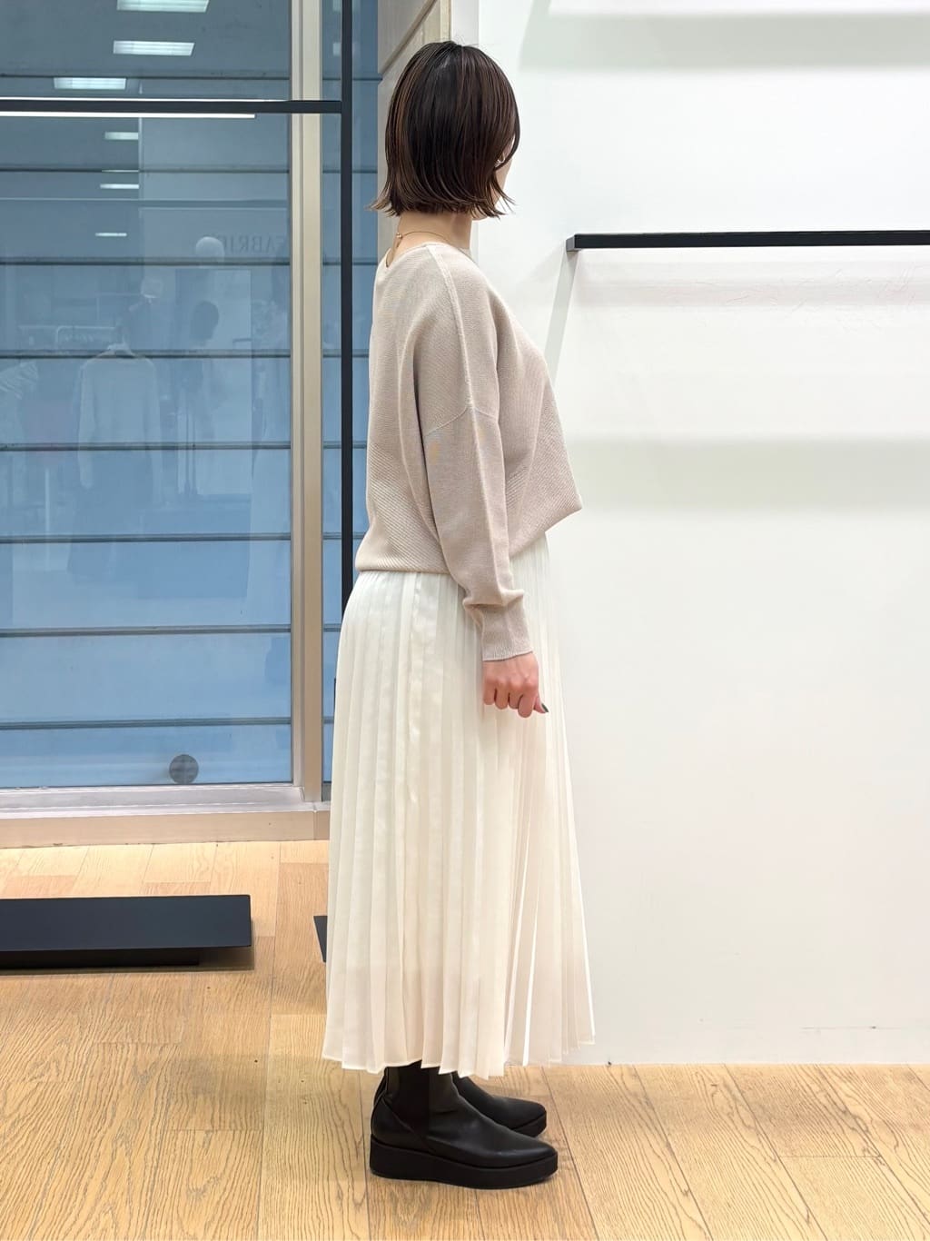 asamiさんの「INDIVI｜【名品／撥水／抗菌防臭】ロング リサイクルダウンコート」を使ったコーディネート
