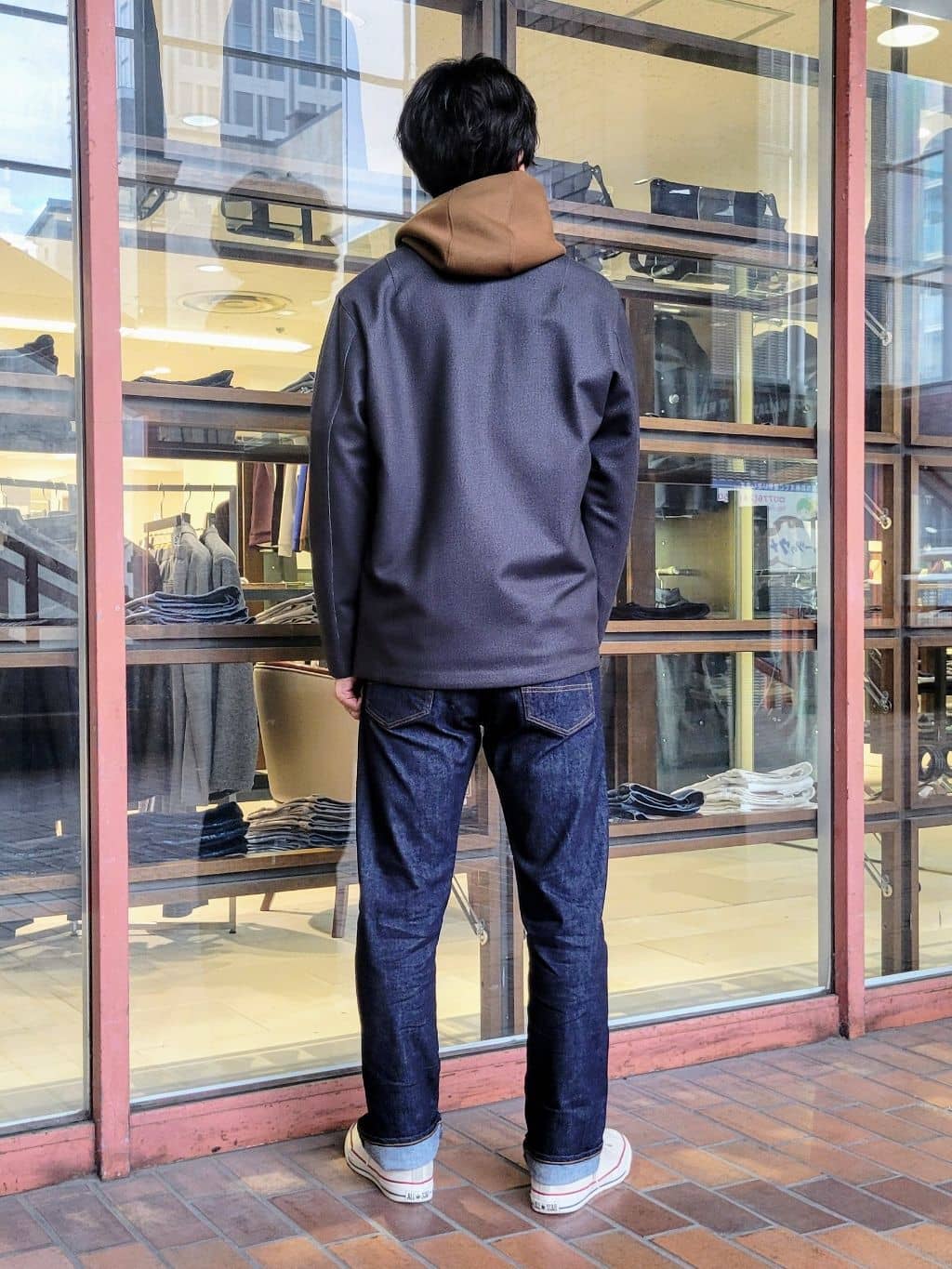 piroyaさんの「TAKEO KIKUCHI｜【DOWN FABRIC】ダウンファブリック スタンドカラーブルゾン」を使ったコーディネート