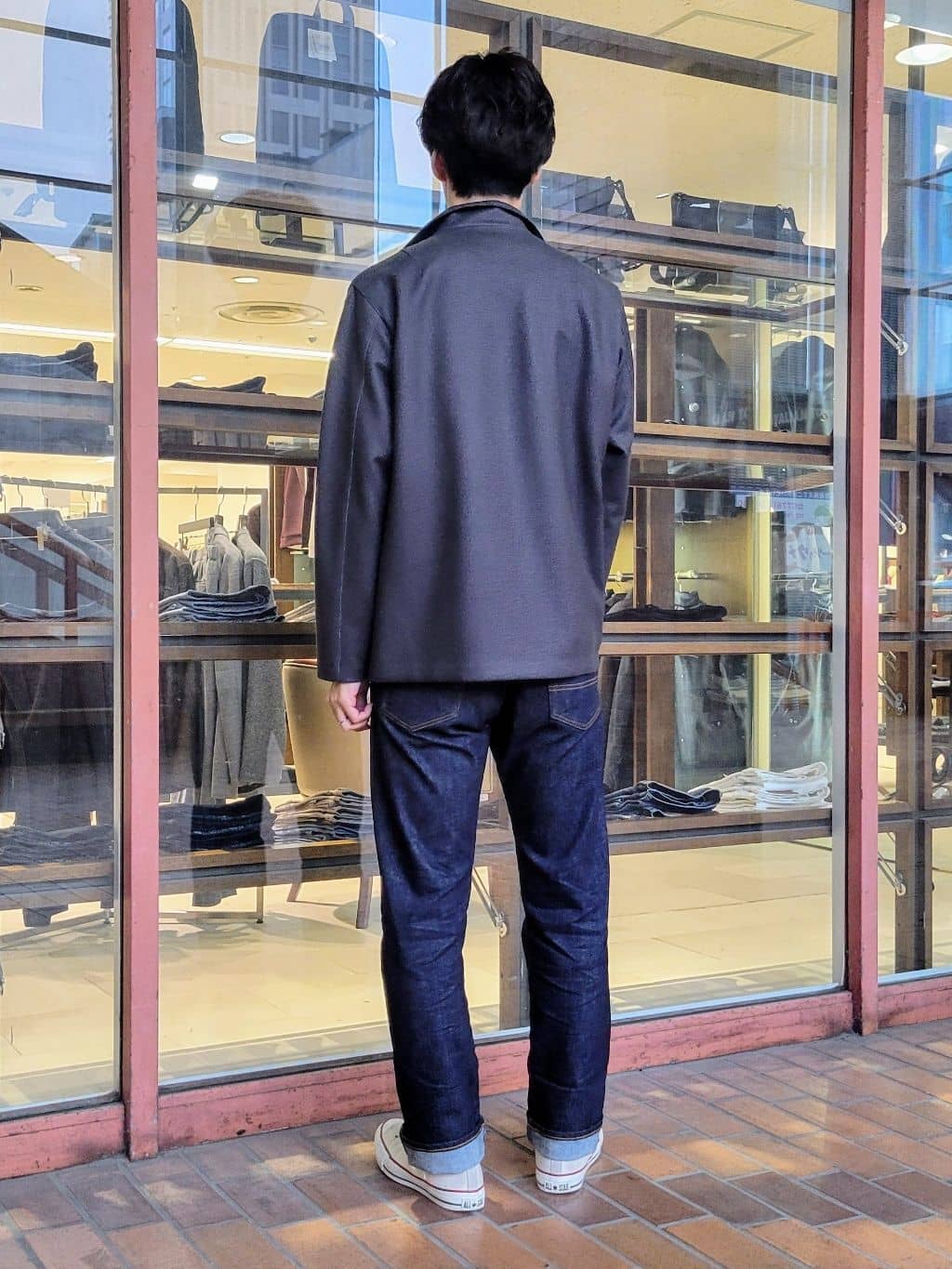 piroyaさんの「TAKEO KIKUCHI｜【DOWN FABRIC】ダウンファブリック スタンドカラーブルゾン」を使ったコーディネート