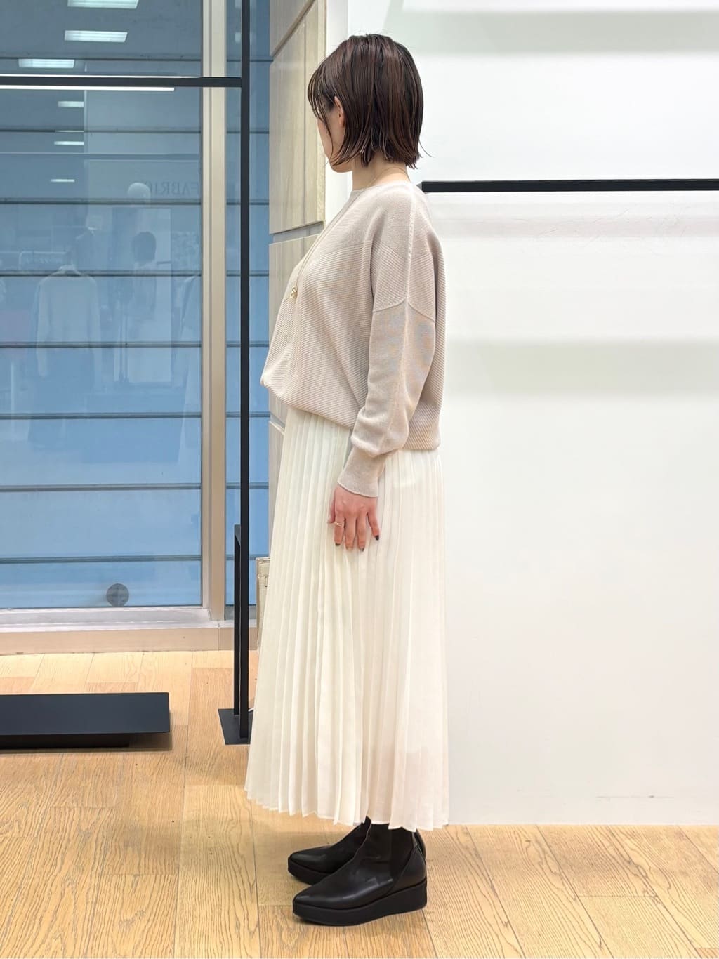 asamiさんの「INDIVI｜【名品／撥水／抗菌防臭】ロング リサイクルダウンコート」を使ったコーディネート