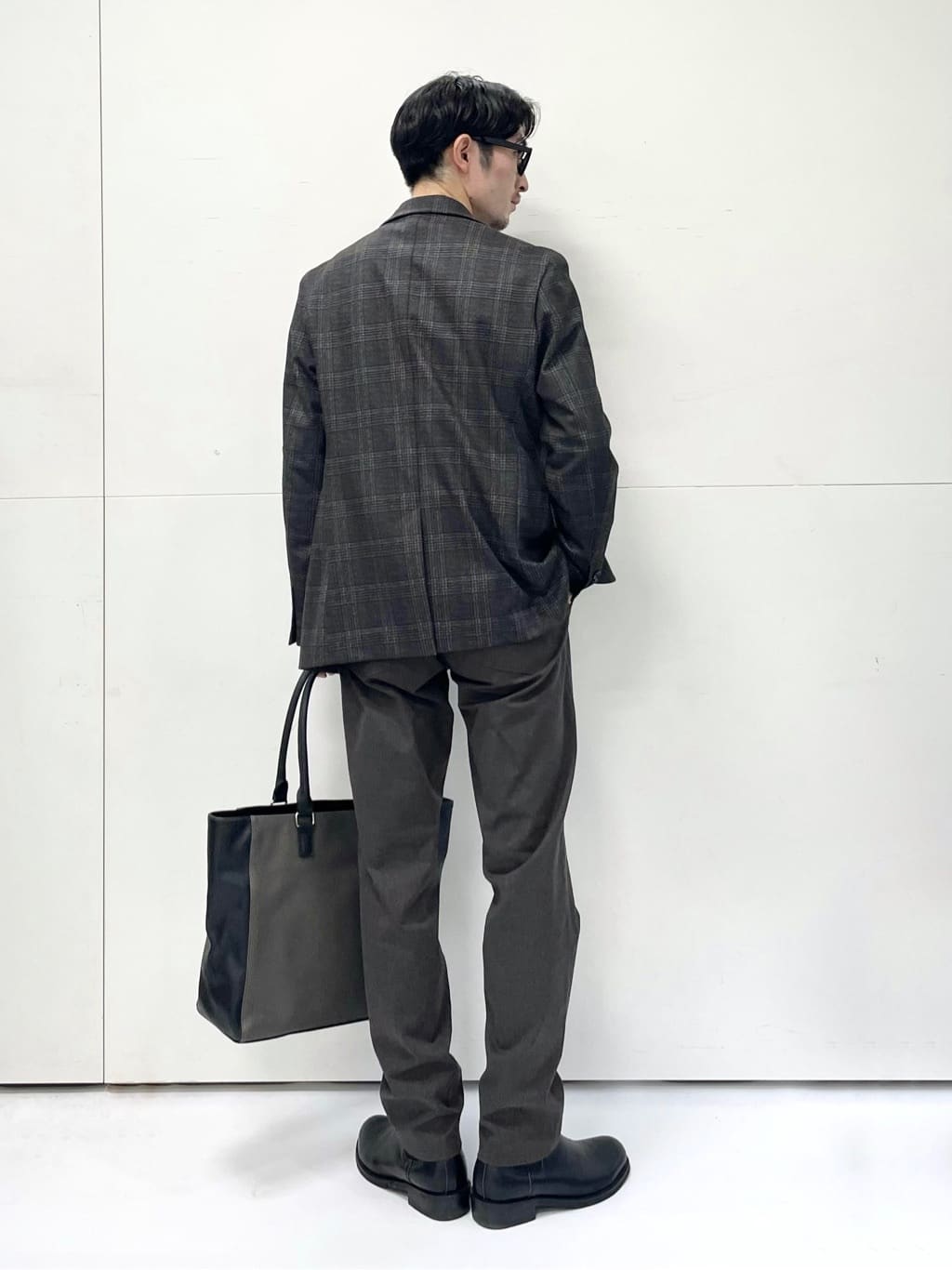 gattaさんの「THE SHOP TK｜【ご好評につき再入荷！！】合皮トートバッグ イヤホンケース付き/A4収納可/PCスリーブ付き/ビジネ」を使ったコーディネート