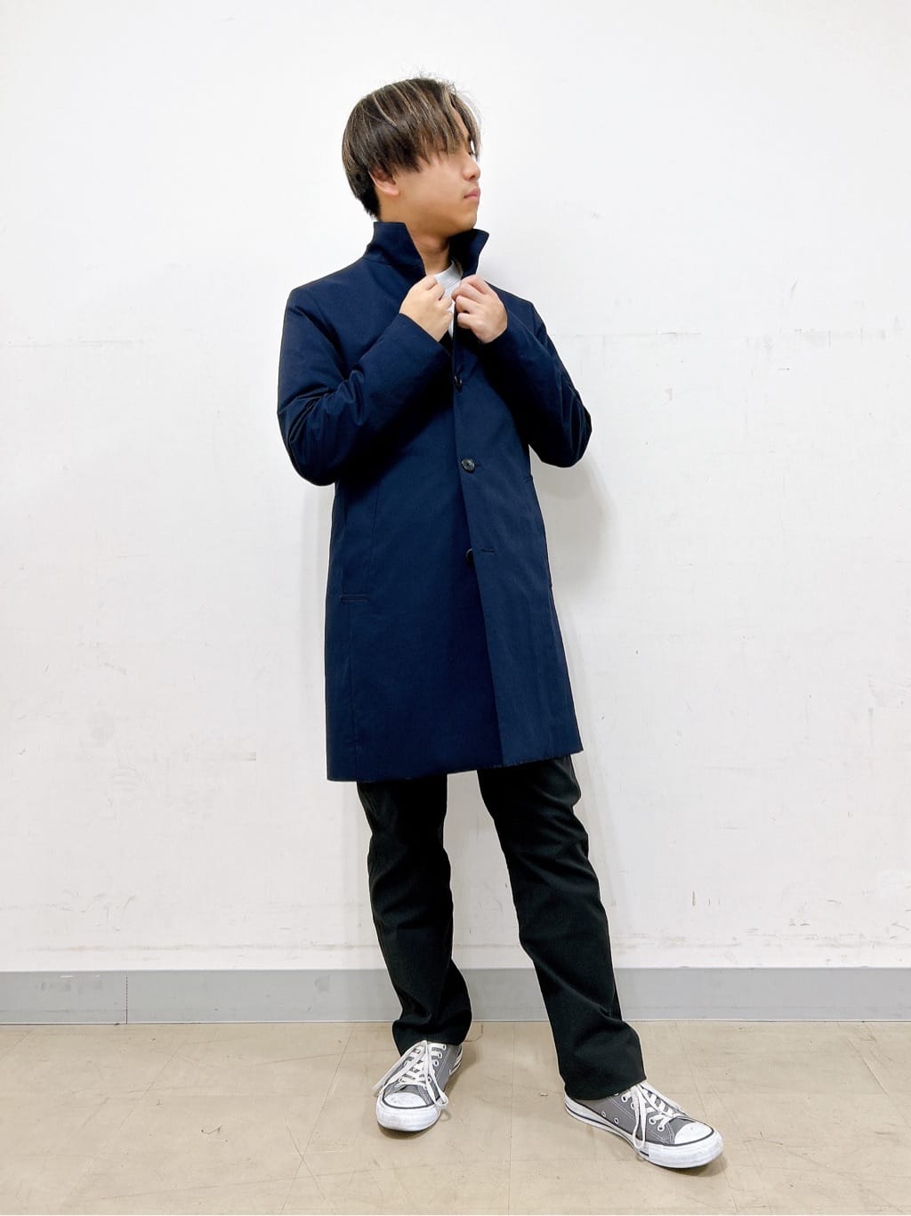 Hiroさんの「TAKEO KIKUCHI｜【Made in JAPAN】播州織 ストレッチ パンツ」を使ったコーディネート