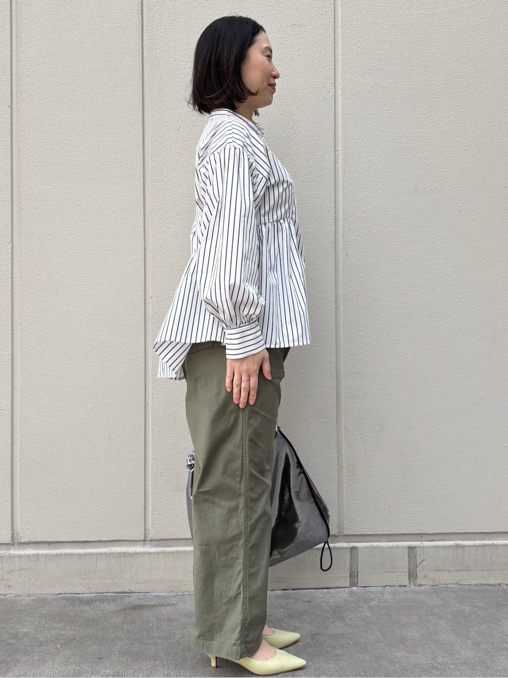 mhさんの「OPAQUE.CLIP｜◆【抗菌防臭加工／低反発クッション】名品　ポインテッドトゥパンプス」を使ったコーディネート