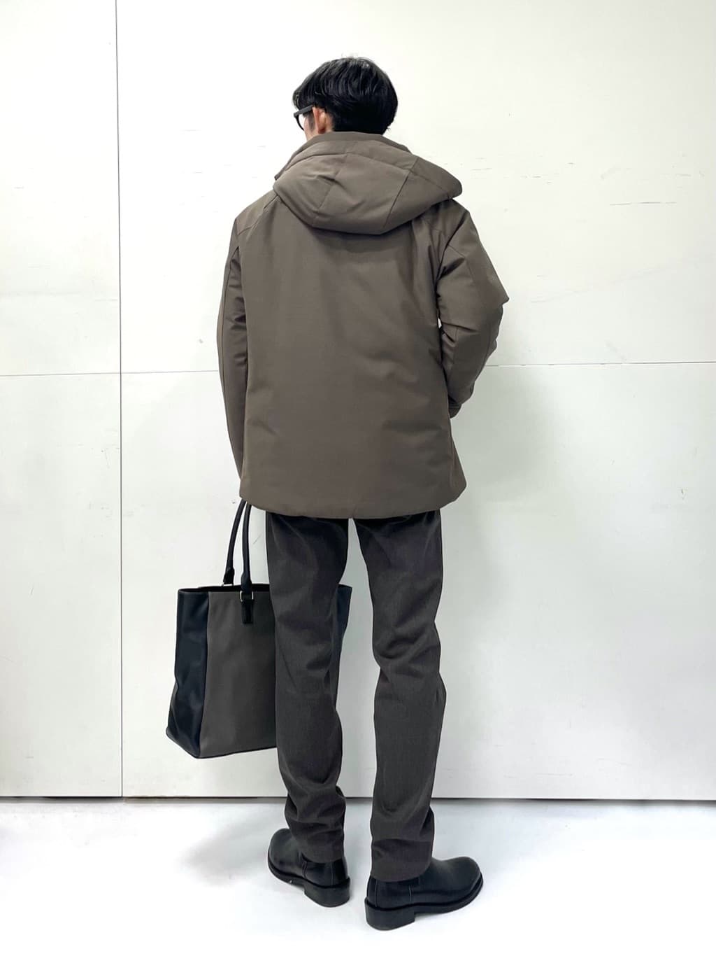 gattaさんの「THE SHOP TK｜【ご好評につき再入荷！！】合皮トートバッグ イヤホンケース付き/A4収納可/PCスリーブ付き/ビジネ」を使ったコーディネート