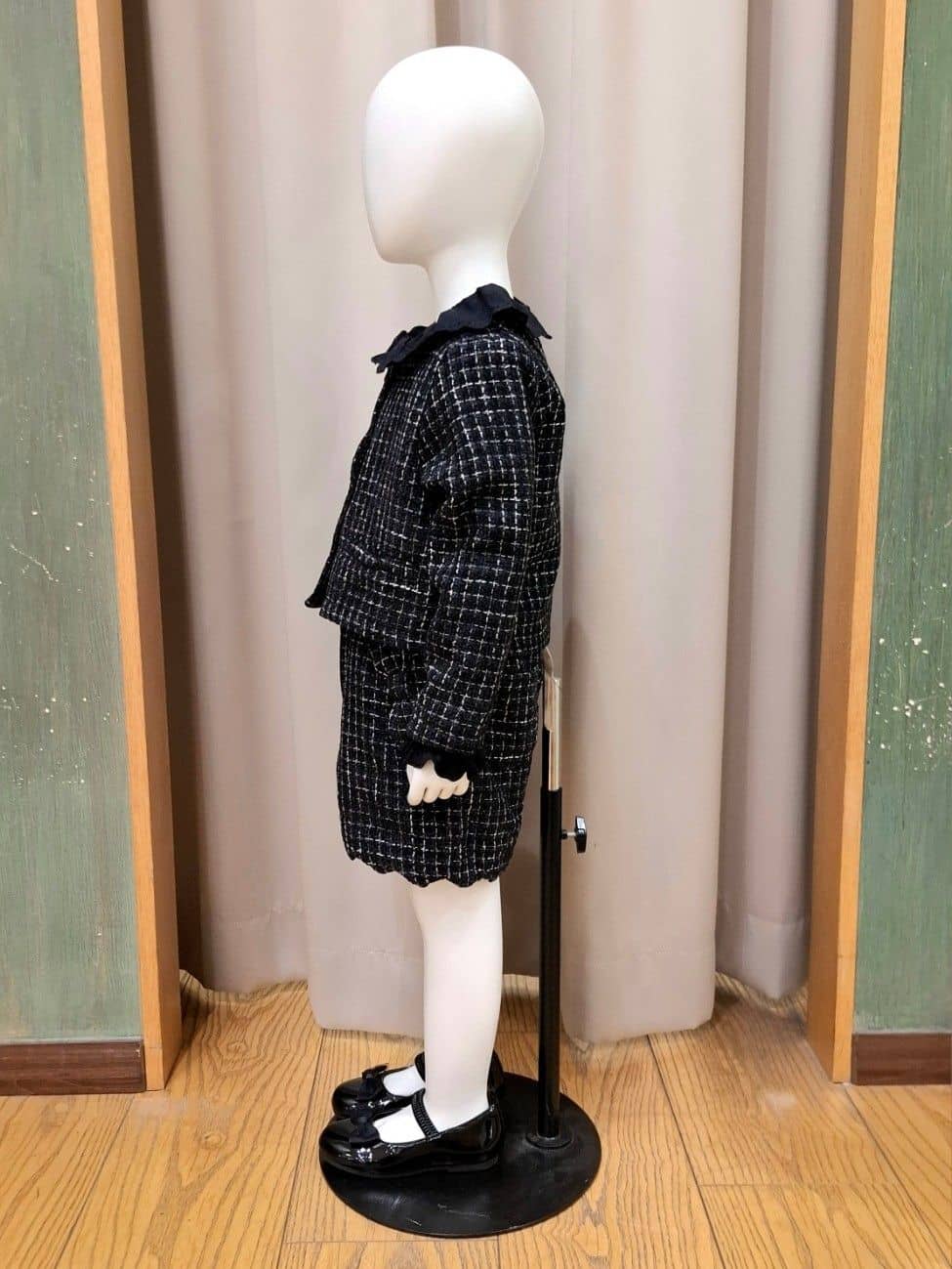haruさんの「SHOO･LA･RUE｜◆【100-140cm/プチセレ】ツイードジャケット」を使ったコーディネート
