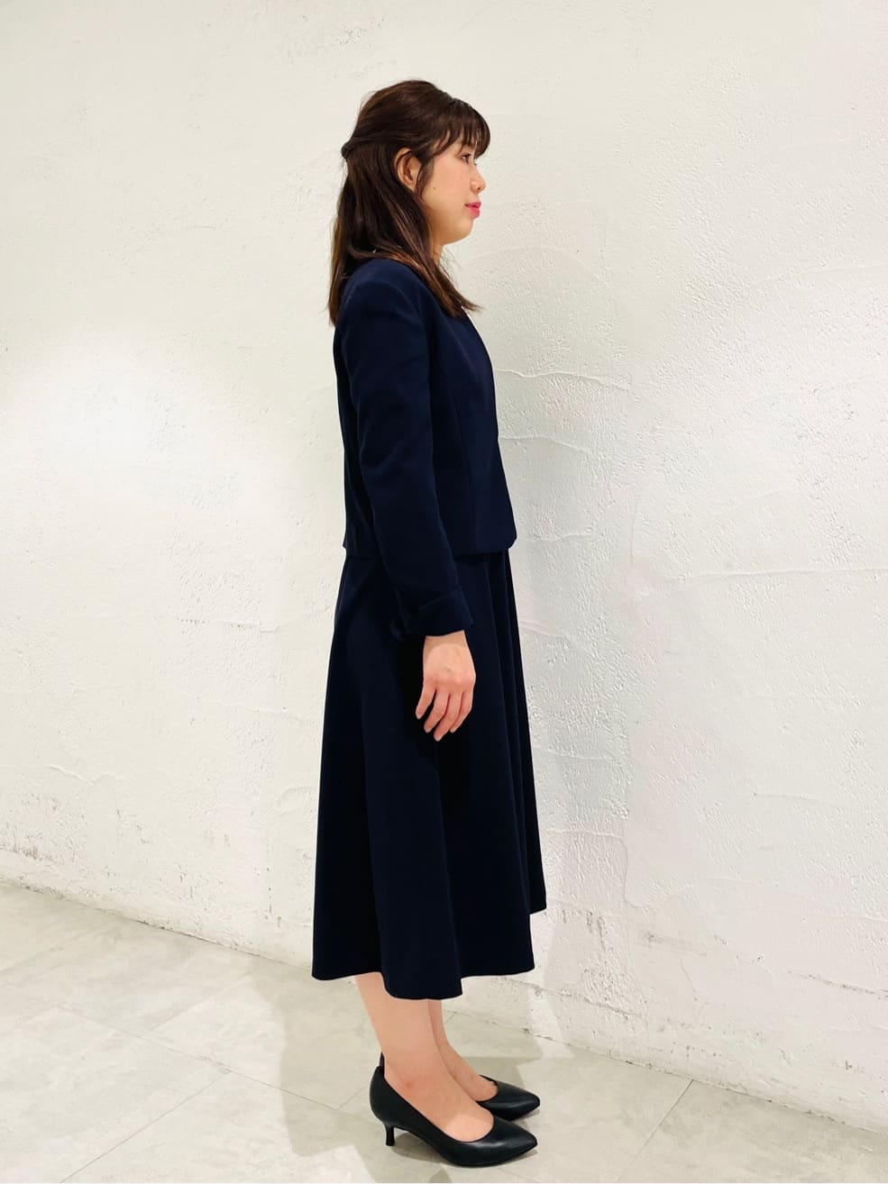 CHISATOさんの「UNTITLED｜◆【通勤スーツ】ノーカラージャケット」を使ったコーディネート