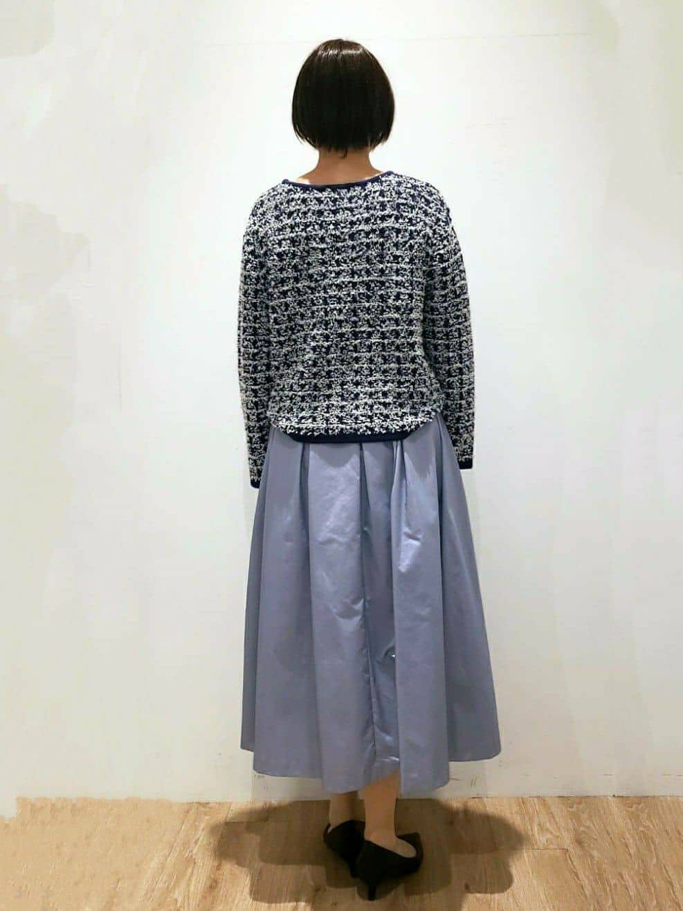 SHIMAKOさんの「OPAQUE.CLIP｜◆ツイードライクニット【洗濯機洗い可】」を使ったコーディネート