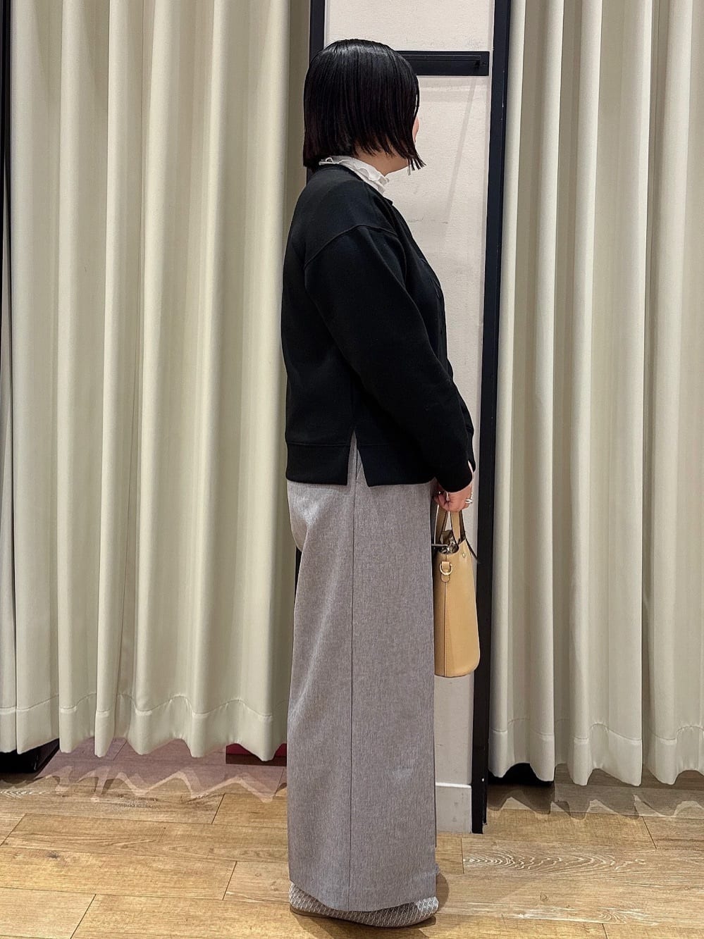 SoRAoさんの「grove｜◆レイヤードシアータートルプルオーバー」を使ったコーディネート