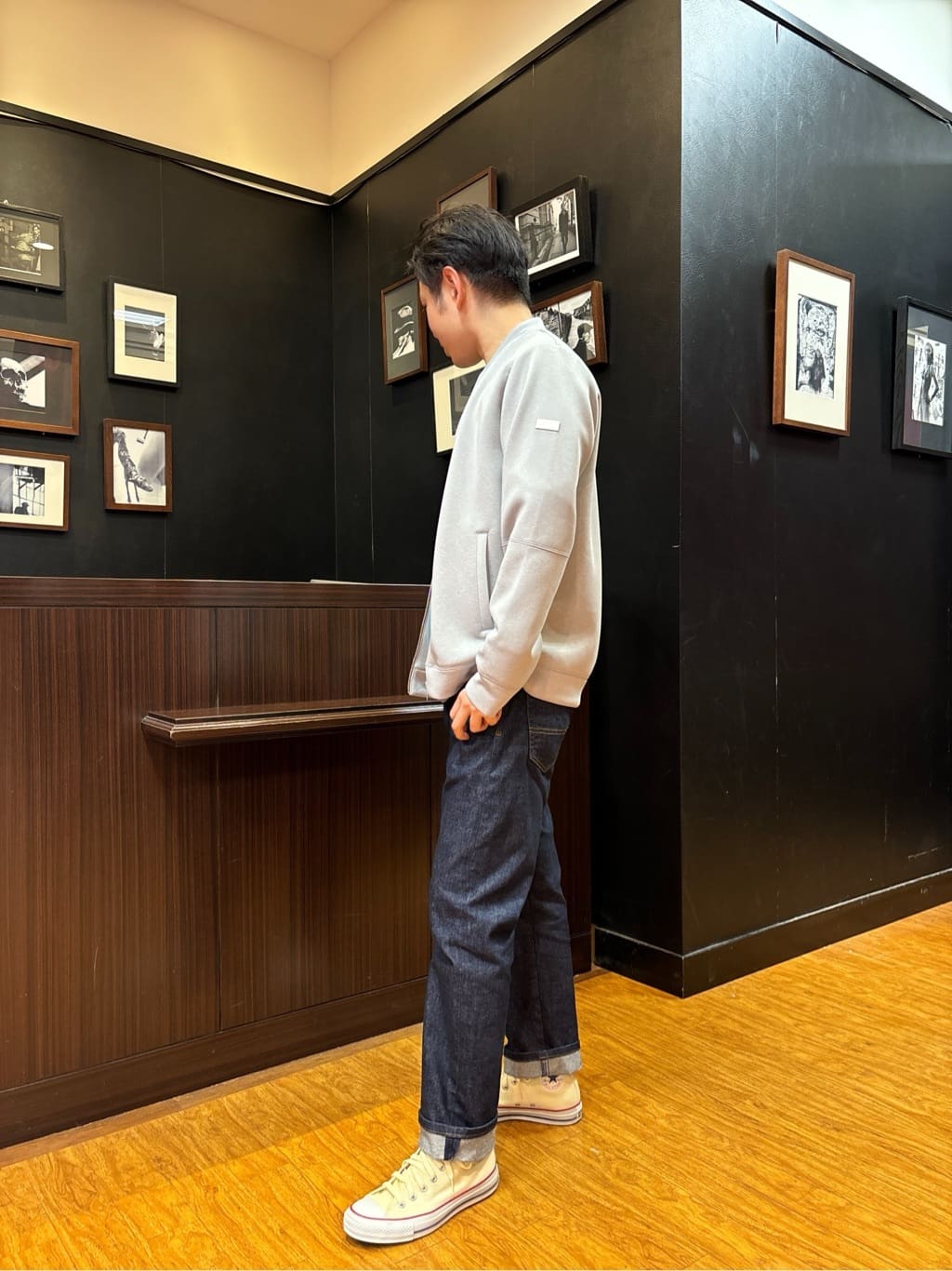 KEIさんの「TAKEO KIKUCHI｜【モンスターストレッチ】日本製 ワンウォッシュ デニムパンツ」を使ったコーディネート