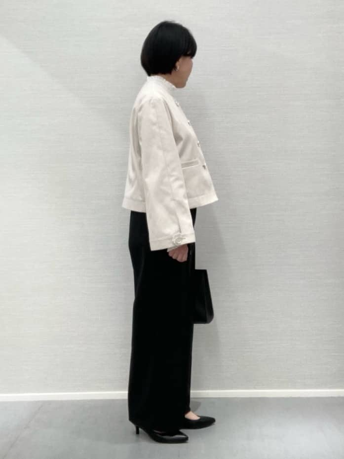 Yukoさんの「UNTITLED｜◆【きれいめ/軽羽織り】コットンライク クルーネックジャケット」を使ったコーディネート