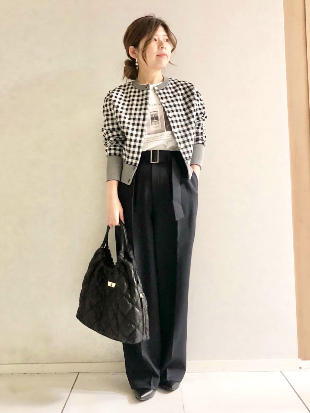 sayuさんの「UNTITLED｜◆【セットアップ可能】スポンディッシュ カーディガン」を使ったコーディネート