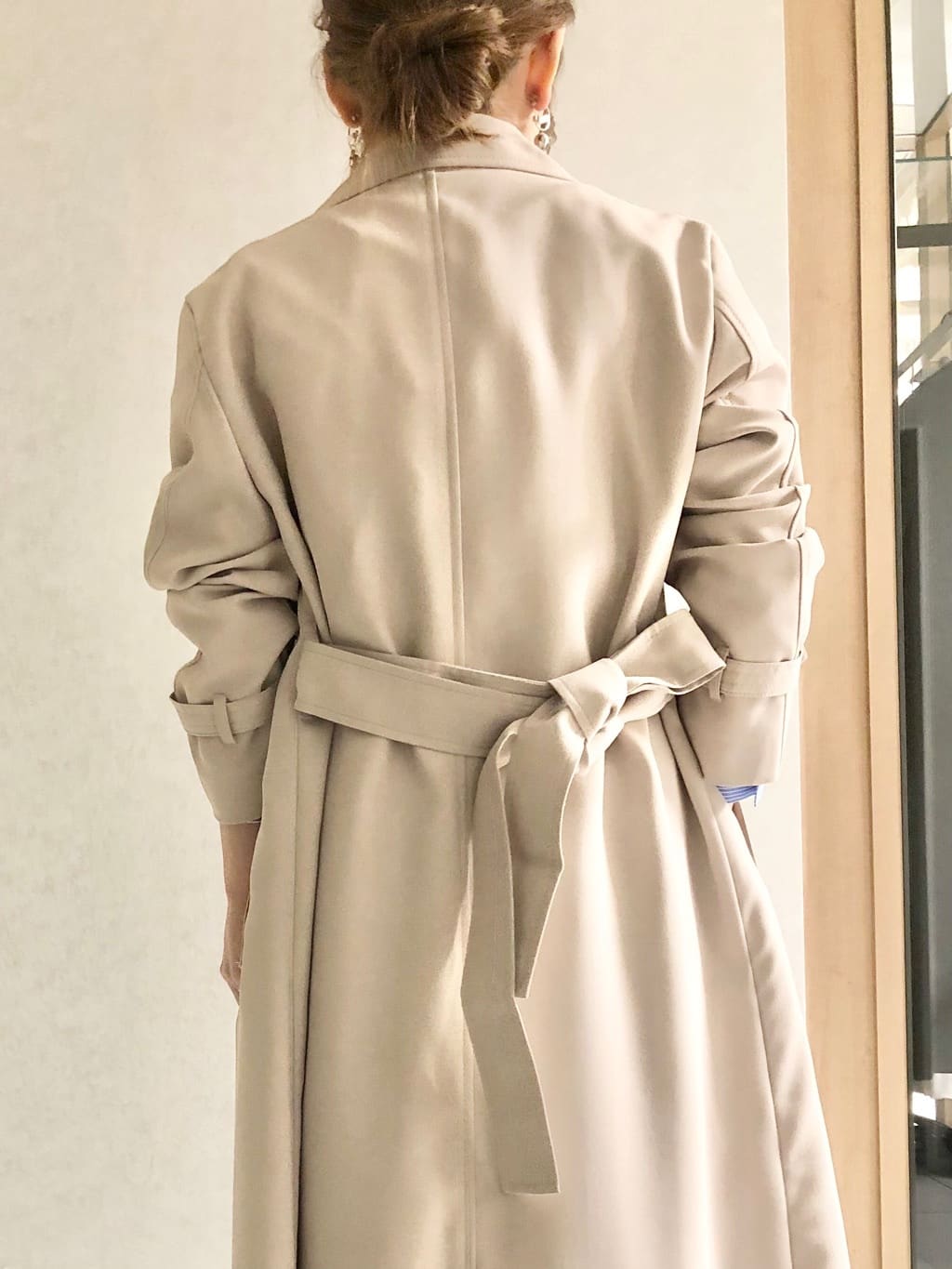 sayuさんの「UNTITLED｜◆ベルト付き2タックパンツ」を使ったコーディネート