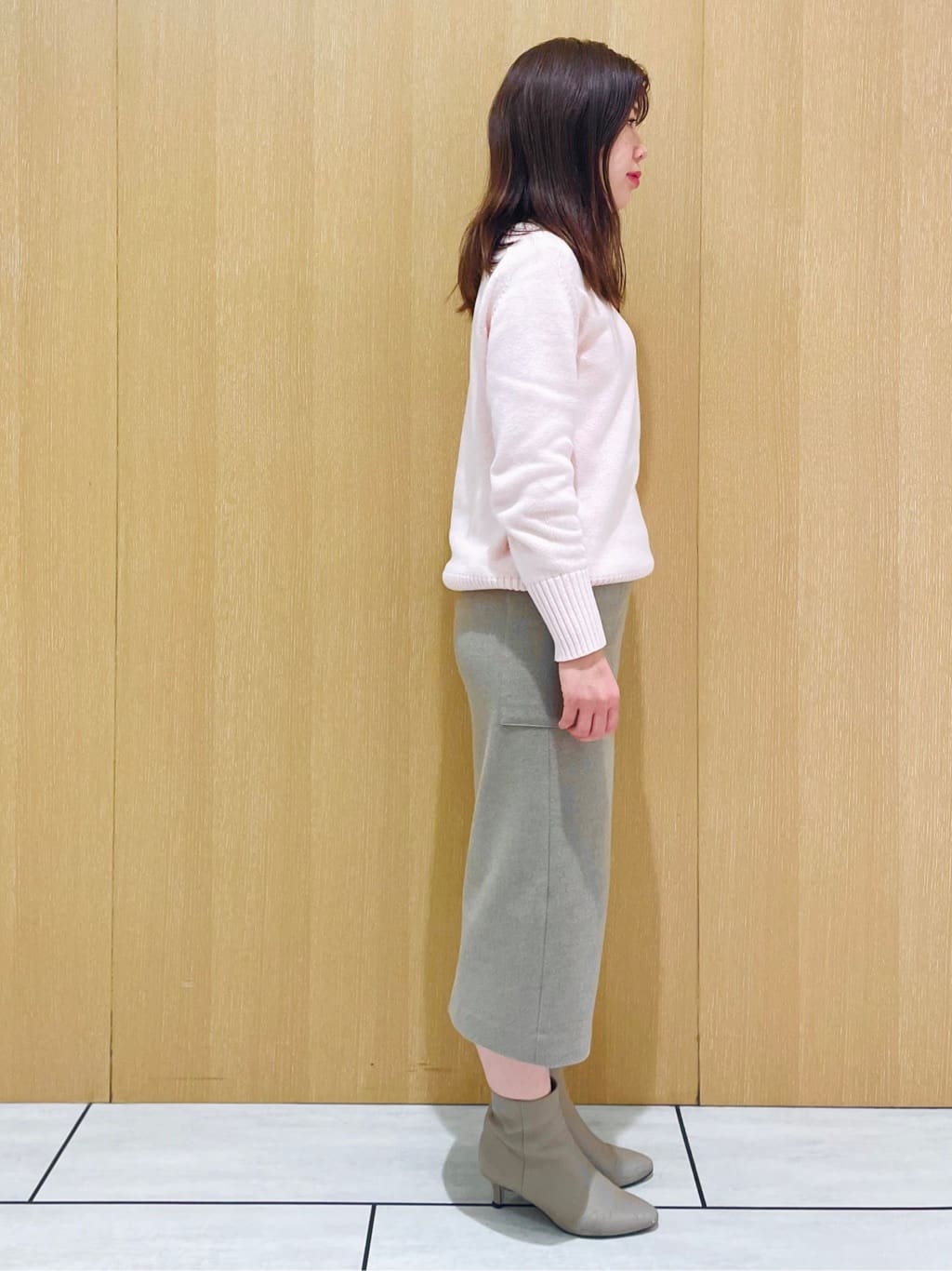 CHISATOさんの「UNTITLED｜◆【洗える/体型カバー】コットンウールプルオーバーニット」を使ったコーディネート