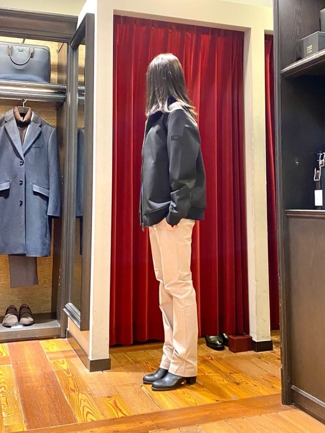 かわぴーさんの「TAKEO KIKUCHI｜【Made in JAPAN】播州織 ヘリンボン ストレート パンツ」を使ったコーディネート