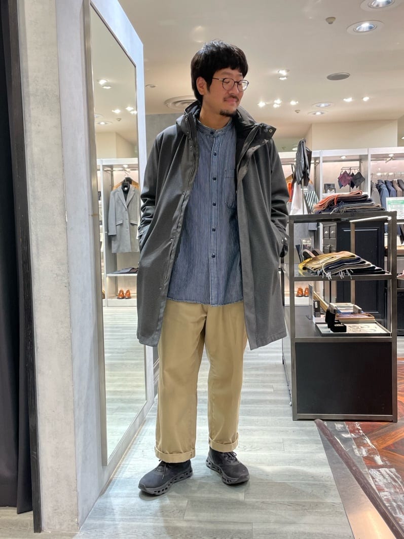 ritoさんの「TAKEO KIKUCHI｜【3WAY】ハウンズトゥース ダウンライナー コート」を使ったコーディネート