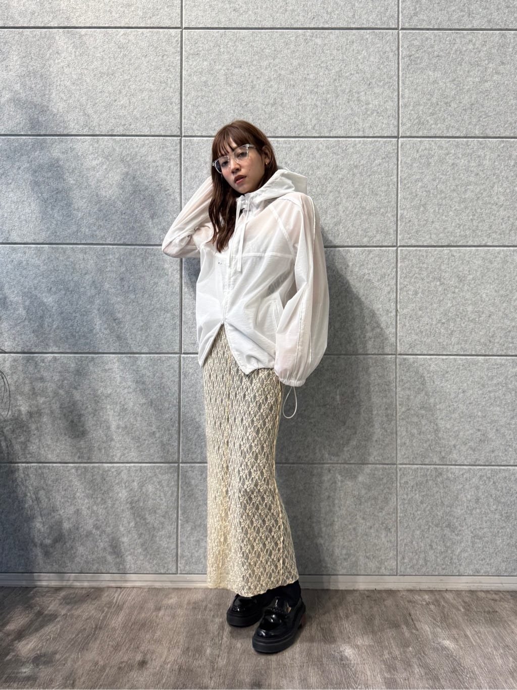 miyu maesakaさんの「CODE A｜◆stretch lace cami dress」を使ったコーディネート