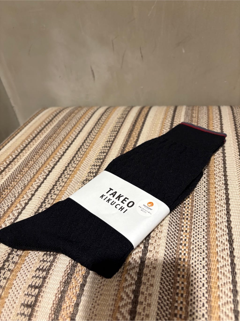 s___sさんの「TAKEO KIKUCHI｜【抗菌防臭/日本製】リンクスダイヤ柄 ドレスソックス」を使ったコーディネート