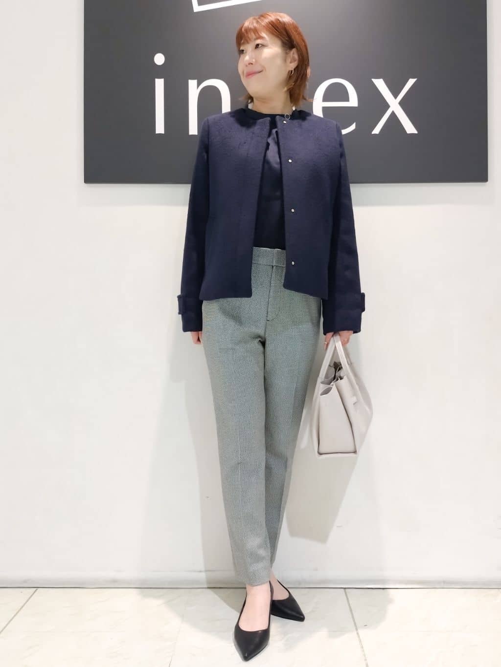n.さんの「index｜《5色展開／XS-LLサイズ》ストレッチテーラードジャケット／セットアップ対応【イージーアイロン】」を使ったコーディネート