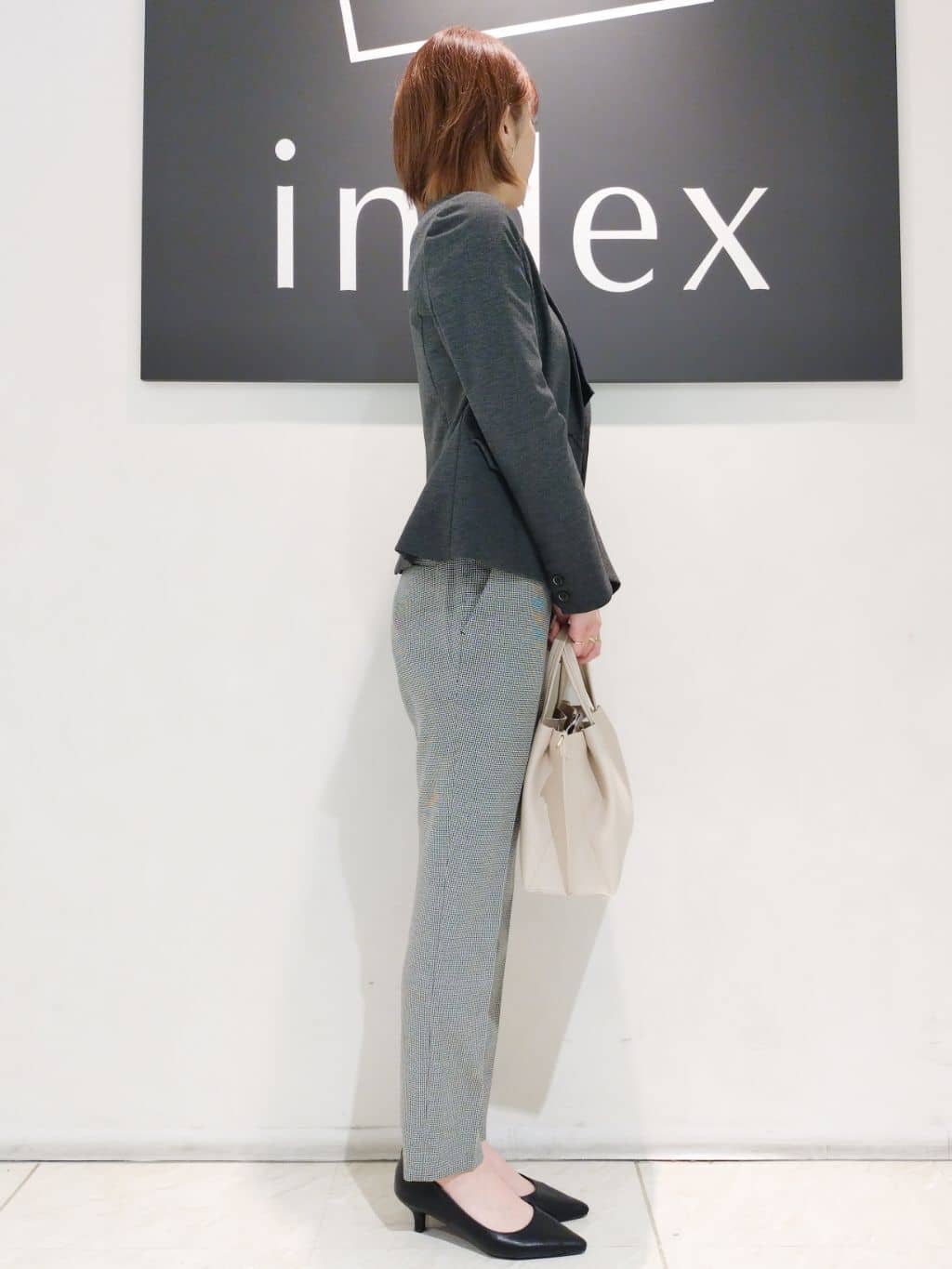 n.さんの「index｜《5色展開／XS-LLサイズ》ストレッチテーラードジャケット／セットアップ対応【イージーアイロン】」を使ったコーディネート