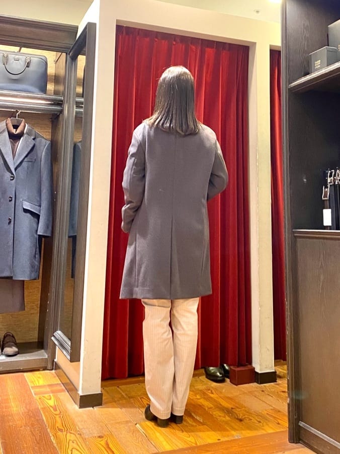 かわぴーさんの「TAKEO KIKUCHI｜【ウールカシミヤブレンド】ビーバー調 スタンドカラー コート」を使ったコーディネート