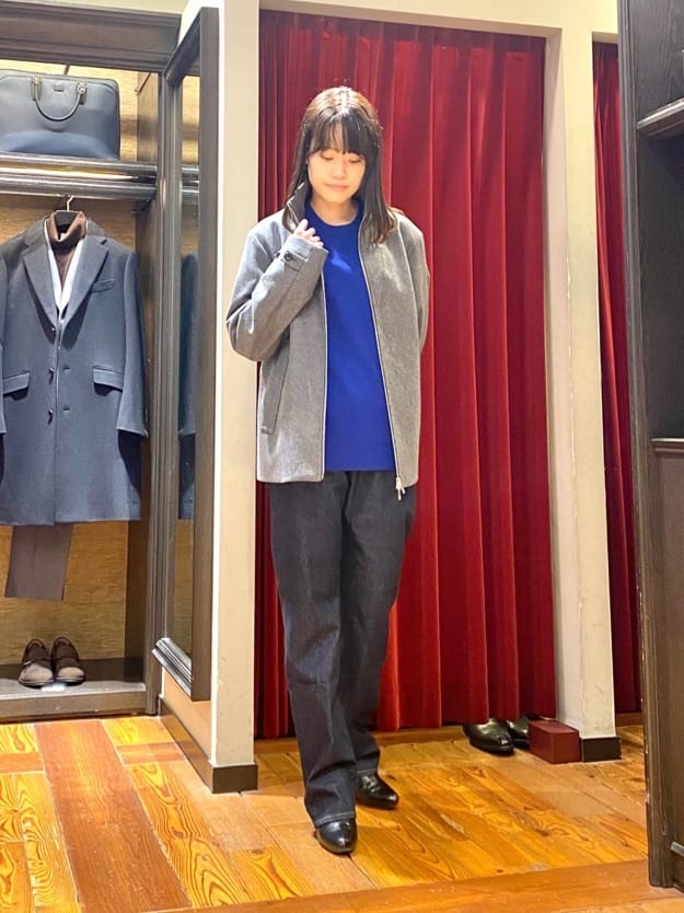 かわぴーさんの「TAKEO KIKUCHI｜【モンスターストレッチ】日本製 ワンウォッシュ デニムパンツ」を使ったコーディネート