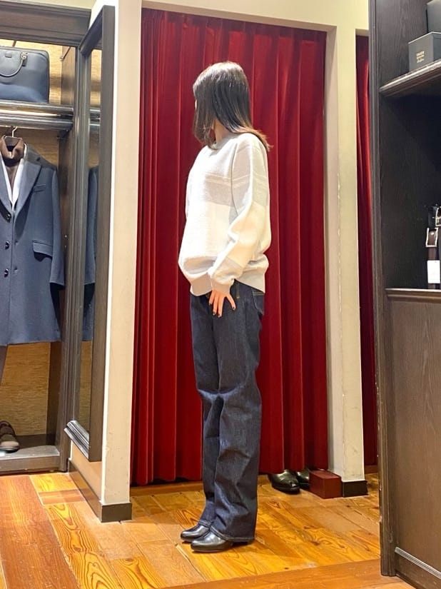 かわぴーさんの「TAKEO KIKUCHI｜【モンスターストレッチ】日本製 ワンウォッシュ デニムパンツ」を使ったコーディネート