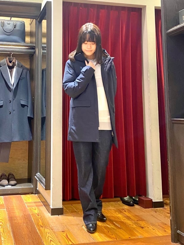 かわぴーさんの「TAKEO KIKUCHI｜【モンスターストレッチ】日本製 ワンウォッシュ デニムパンツ」を使ったコーディネート